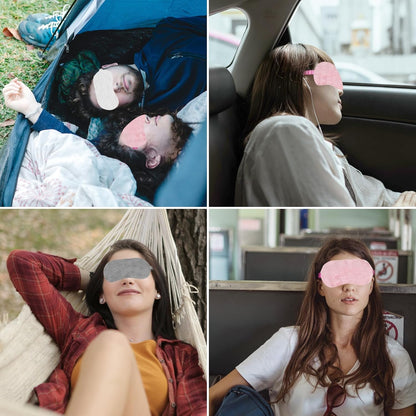 4 Pcs Plush Sleep Masks, Ultra Cute Soft Sleep Eye Cover, Blindfold Travel Sleep Masks for Kids Men Women, with Elastic Strap, Adjustable for Kids Adult (Beige,Dark Pink,Pink,Grey)