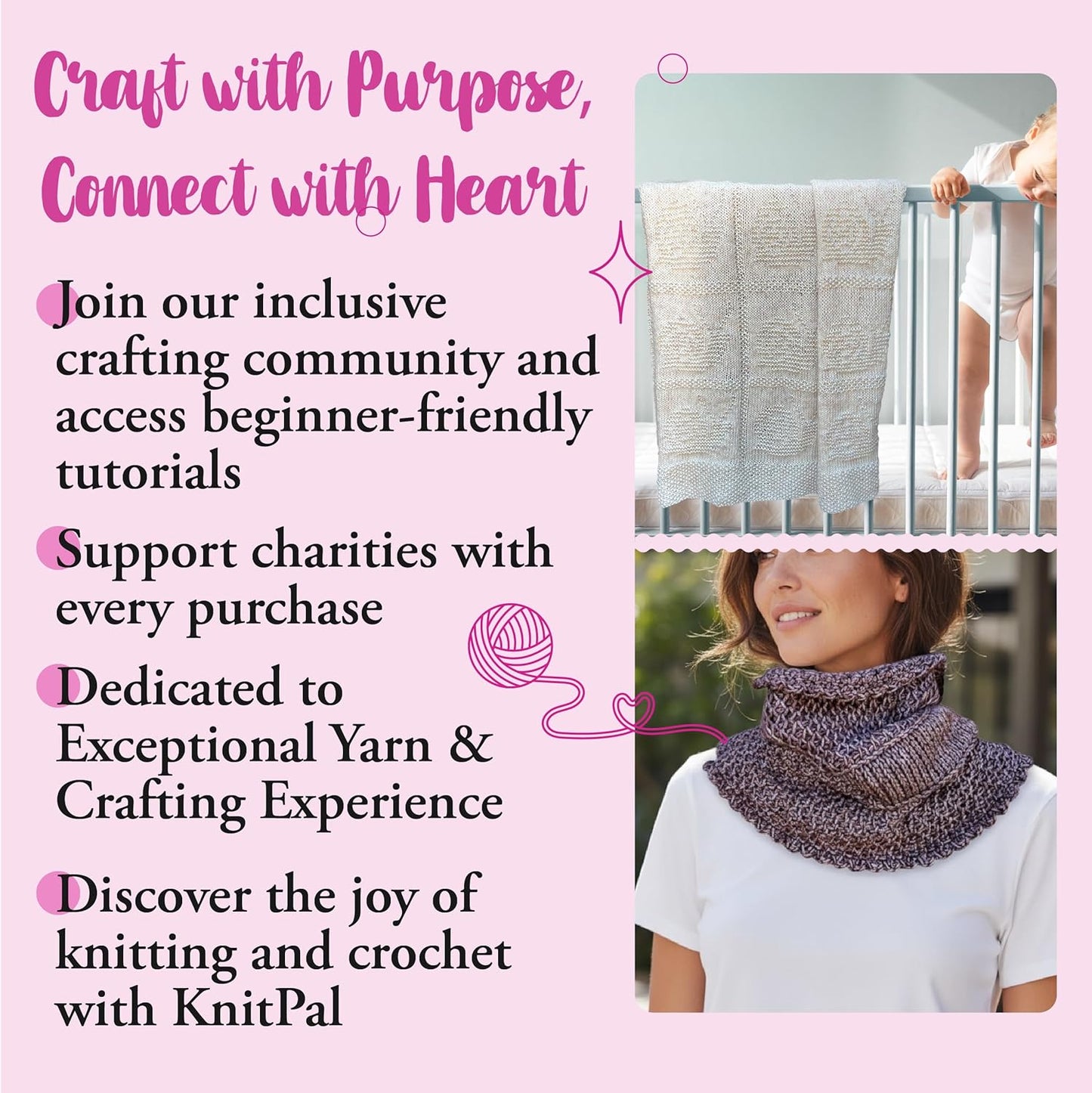 Cotton to The Core Worsted Weight Yarn for Crocheting, 3-Pack (654Yds / 300G), Free Patterns, Beginners Friendly - Soft Cotton Yarn for Knitting - #4 Medium Worsted Weight - Fresh Peach