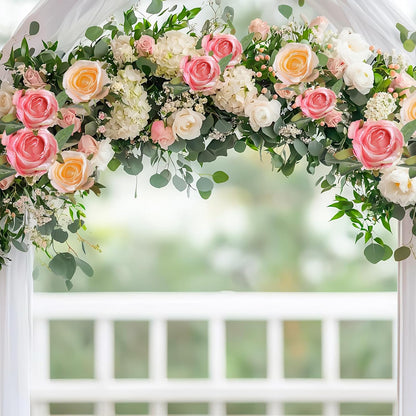 12Pcs Realistic Fake Light Pink Roses Faux Flowers with Long Stems, Artificial Silk Rose Flowers for Valentines Day Home Wedding Decor Bridal Bouquet