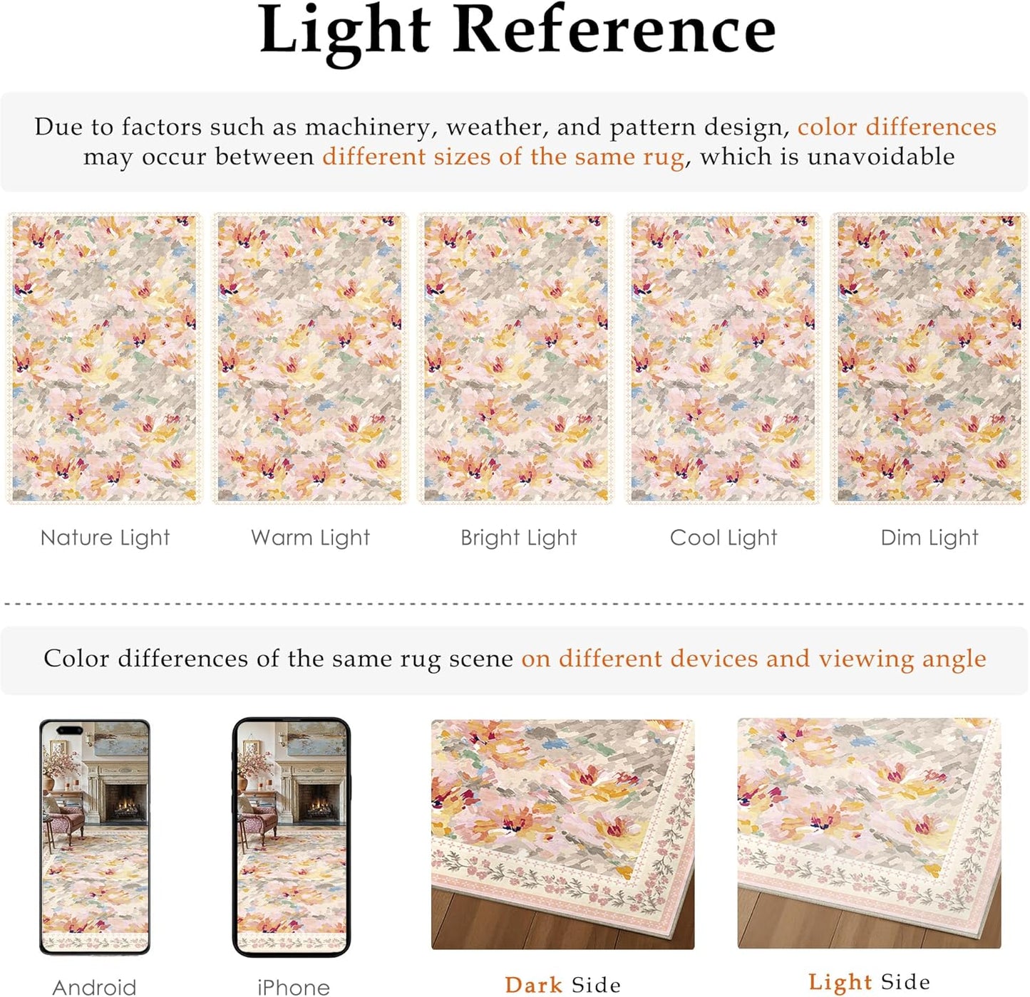 3x3 Washable Area Rug for Entryway Beige Pink Floral Abstract Soft Throw Rug Modern Non Slip Low Pile Small Carpet for Kitchen Bathroom Living Room Bedroom