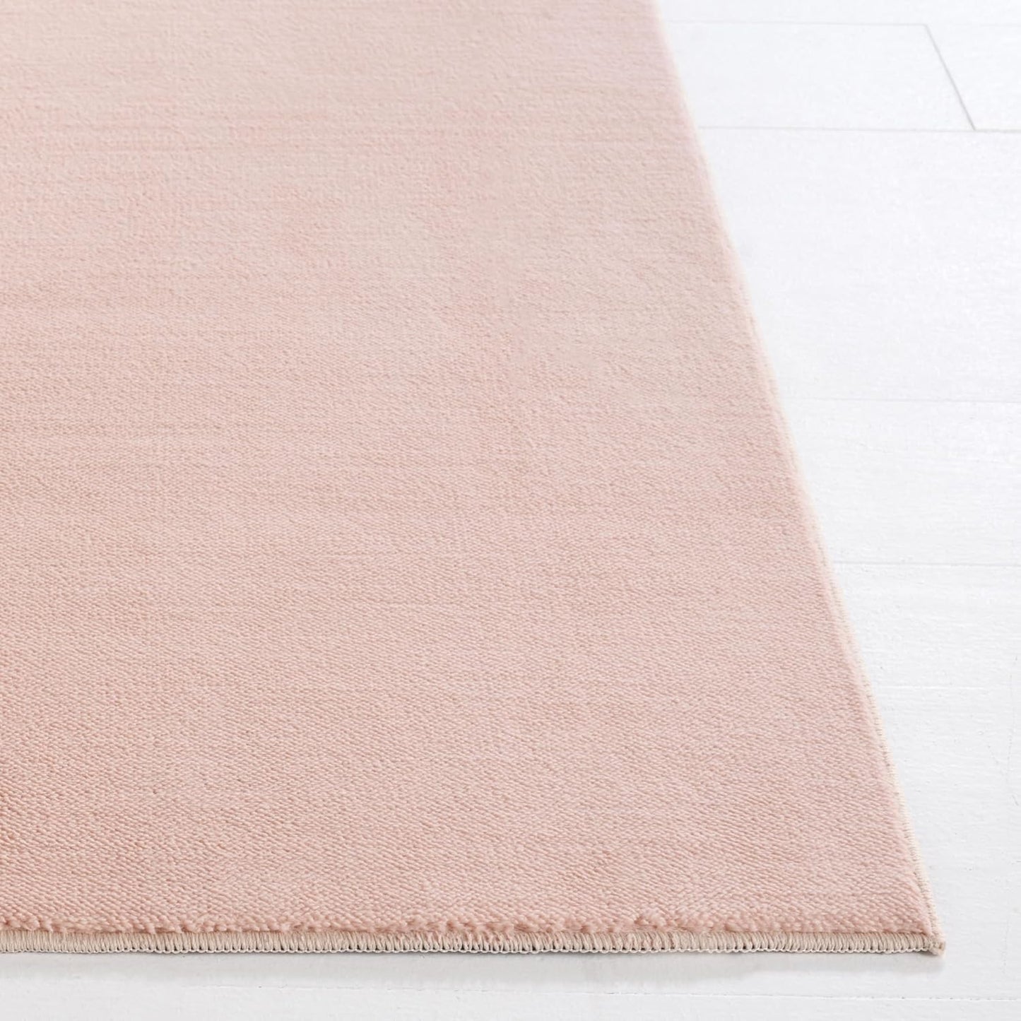 SAFAVIEH Washable Rug Loft Collection - 3' x 5', Peach, Slip Resistant & Easy Cleaning, Ideal for Living Room, Bedroom, Home Office, Nursery, Kids Playroom, Dining Space (LFT315C)