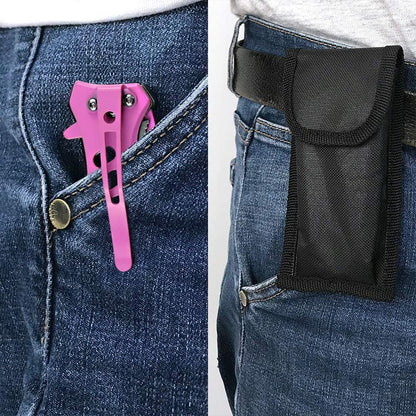 ALBATROSS EDC Cool Sharp Tactical Folding Pocket Knife,SpeedSafe Spring Assisted Opening Knifes with Liner Lock,Pocketclip,Glass Breaker,Seatbelt Cutter(Pink)