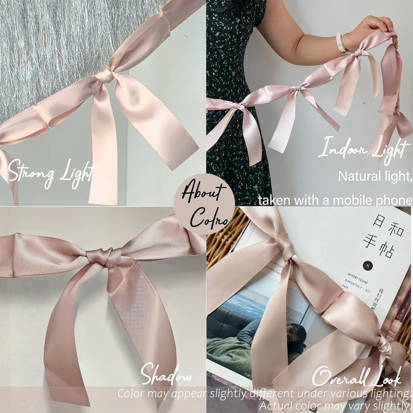 Dusty Pink Bow Garland, Pre-Assembled 6 ft – Single Accent Decoration for Bridal Shower, Baby Shower & Birthday Parties | Soft Matte Satin Bows (Dusk Rose)