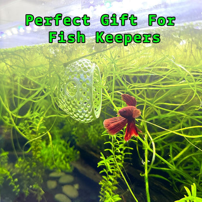 CTWPets Betta Bulb Hide | Betta Rest Fish Tank Ornament | Aquarium Cave with Suction Cup for Small Fish Tank, Betta Habitat, Shrimp Hideout, Aquatic Decor (Bubblegum Pink)