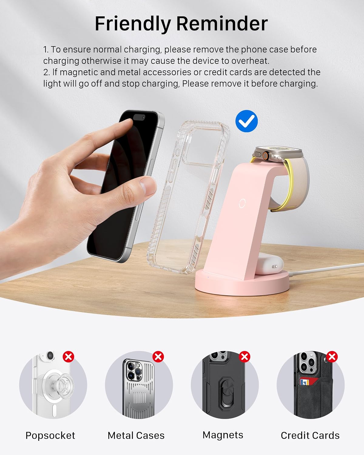 Anlmz 3 in 1 Charging Station - for Apple Multiple Devices