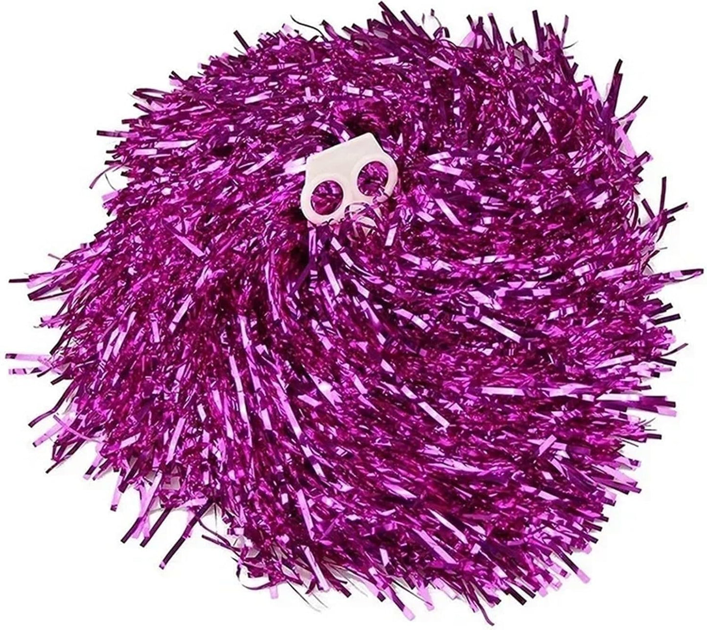 Lawsen Cheerleader Pom Poms 6-Pack Metallic Cheerleading Pom Poms, for Dance Party Team Sports & Decor