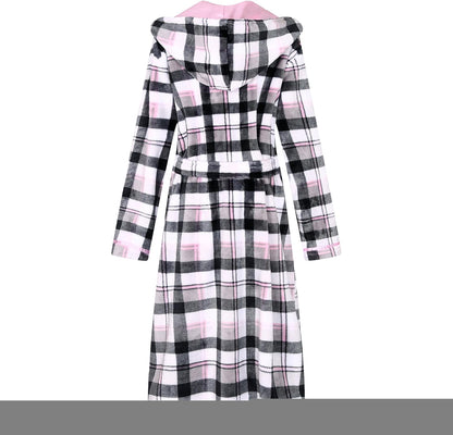 Richie House Women's Plush Soft Warm Fleece Bathrobe Robe RH1591