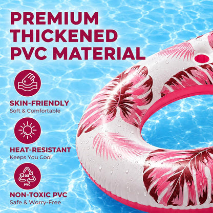 INSUM Inflatable Pool Float Adult - Floating Lounger Raft Chair Water Floaties with Cup Holders for Swimming Pool Lake Lounge Beach Party Toys for Adults