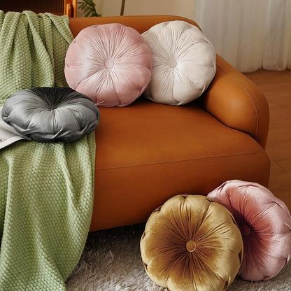 ARTMAGIC Floral Throw Pillow Velvet Flower Shaped Decorative Throw Pillows Cushion Ultra Soft Cute Floor Pillow for Couch Bed Sofa (Light Pink)
