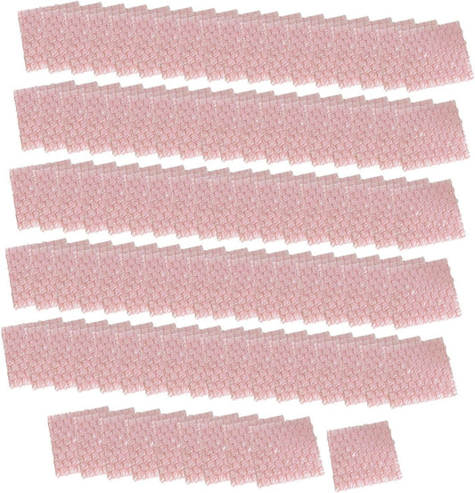 100x Love Bubble Bags Cushioning Packaging Bags Anti Static Thickening Foam Packing Bags Bubble Pouches for Shipping Storage, Pink, S