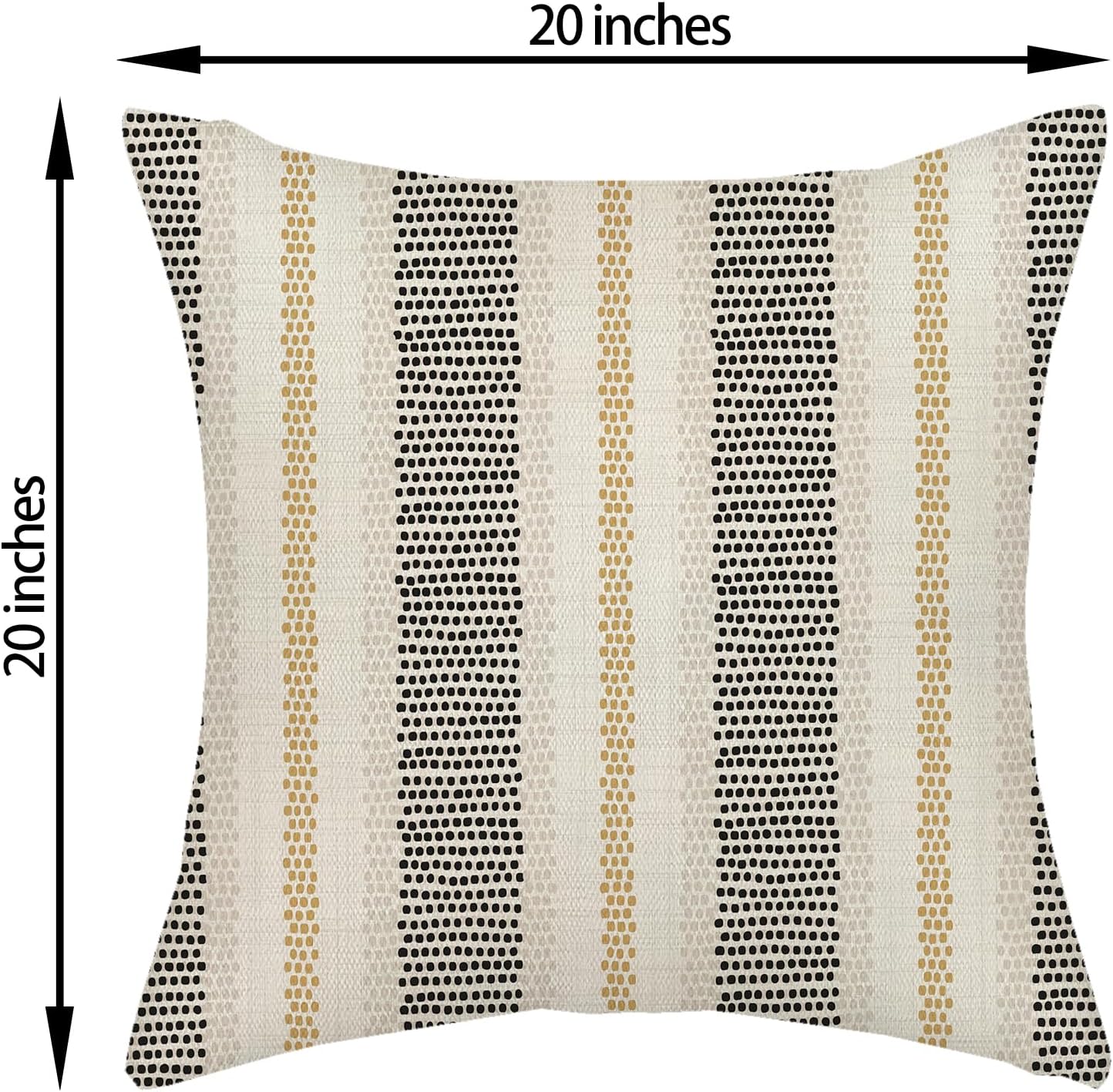 Pink Sage Green Pillow Covers 18x18 Inch 2 Pcs Boho Preppy Polka Dots Striped Decor Throw Pillows Modern Geometric Outdoor Farmhouse Decoration Pillowcase Linen Cushion Cover for Couch Sofa