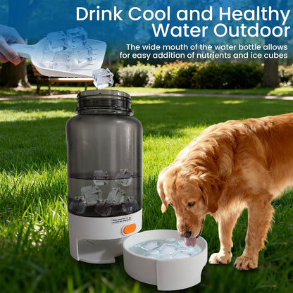 52oz PortableDog Water Bottle, Dog Travel Water Bottle for Camping Hiking Outdoor Walking (Pink)