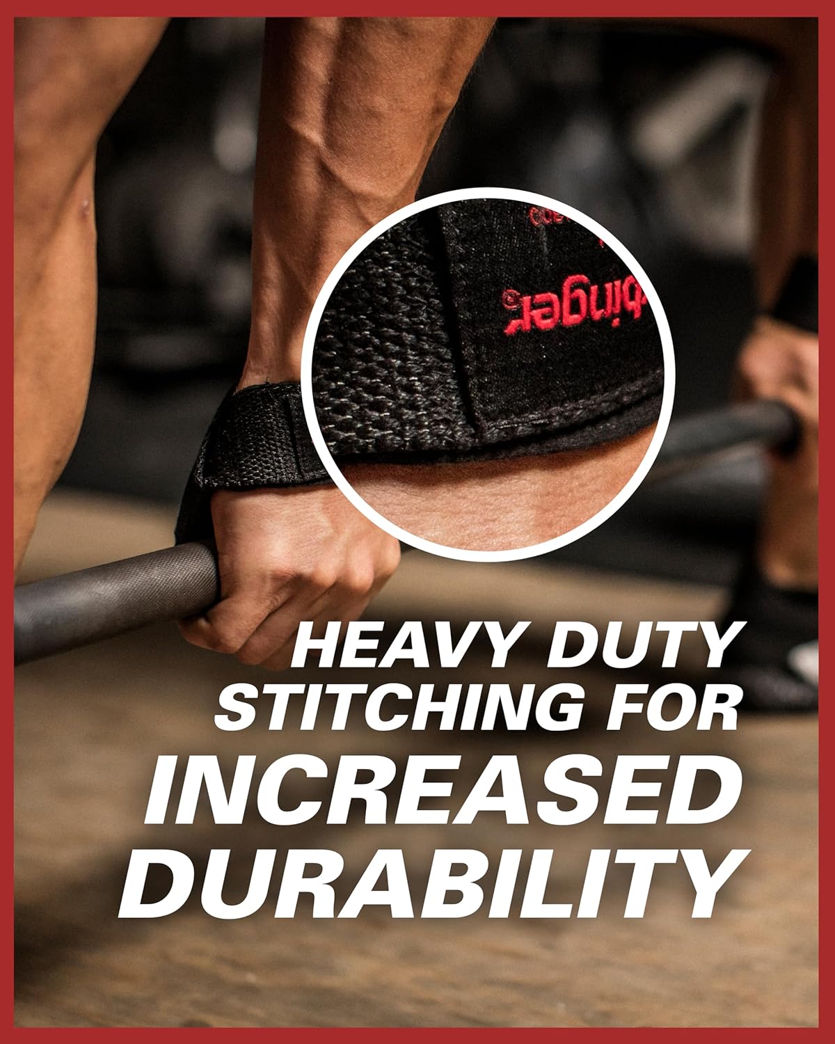 Harbinger Padded Cotton Lifting Straps with NeoTek Cushioned Wrist, 21.5 Inch Length, 1.5 Inch Width, Pair, Weightlifting Wrist Straps for Deadlifts and Strength Training