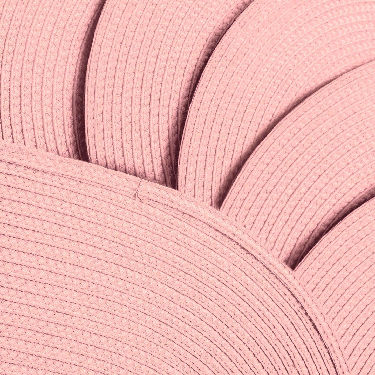 AHHFSMEI Placemats Set of 4 for Dining Table Washable Woven Non-Slip 18x12 inches Placemat Heat-Resistant Durable Table Mats for Dining Table Easy to Clean(Pink 4)