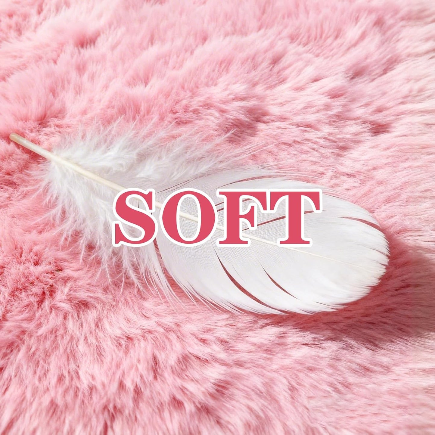 8x10 Area Rugs for Living Room: Soft Pink Fluffy Rug Shag Washable Rug Plush Fuzzy Indoor Carpet for Bedroom Nursery Playroom Girls Boys Kids Room (Pink, 8'x10')