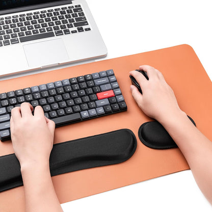 Hoewina Keyboard Wrist Rest,Ergonomic Wrist Rest,Superfine Fabric and Gel Memory Foam Wrist Pad for Computer Keyboard for Easy Typing & Pain Relief, Suitable for Office, Family, Outdoor, Pink Marle