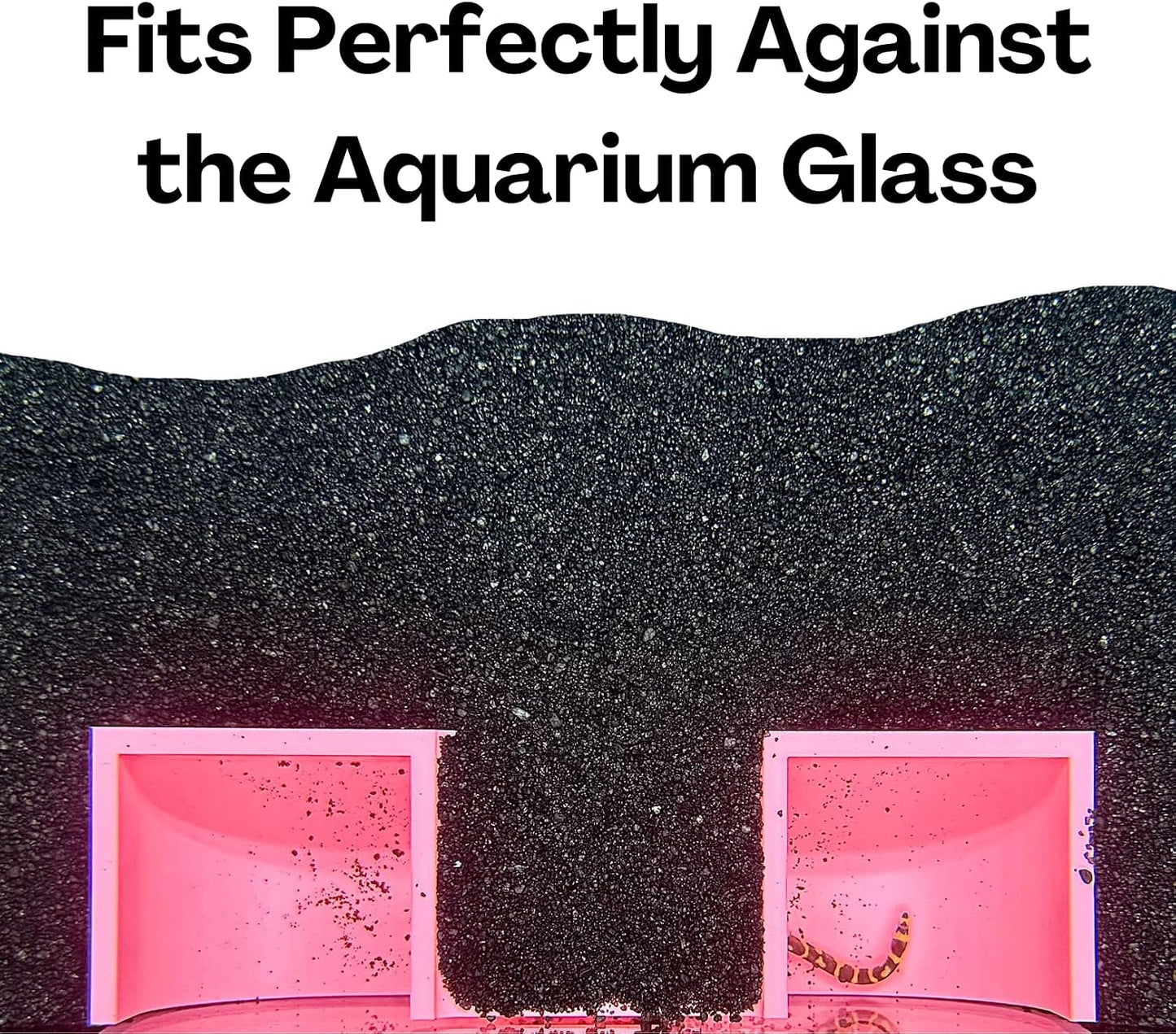 Underground Tunnel Hideout Cave | Aquarium Hide for Small Fish & Shrimp | Viewing Betta Fish Rest Hammock Enrichment Toy | Tank Accessories Decorations Toys Decor (Pink)