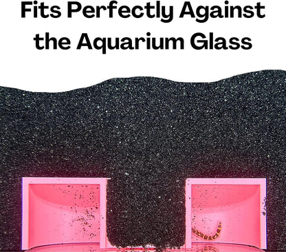 Underground Tunnel Hideout Cave | Aquarium Hide for Small Fish & Shrimp | Viewing Betta Fish Rest Hammock Enrichment Toy | Tank Accessories Decorations Toys Decor (Pink)