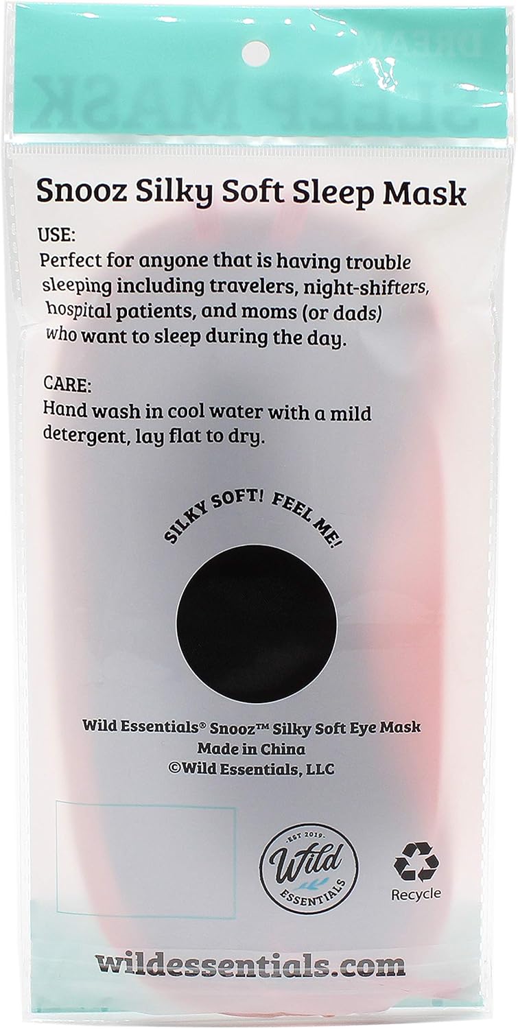 Wild Essentials Snooz Silky Soft Sleep Mask - Georgia Peach