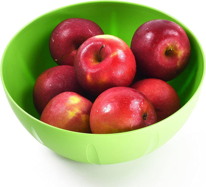 YBM HOME 10-Inch Plastic Serve Mixing Bowl for Everyday Meals can hold 120 oz, 3.75 qt. Ideal for Cereal, Snacks, Popcorn, Salad, and Fruits, Microwave Safe, Pink