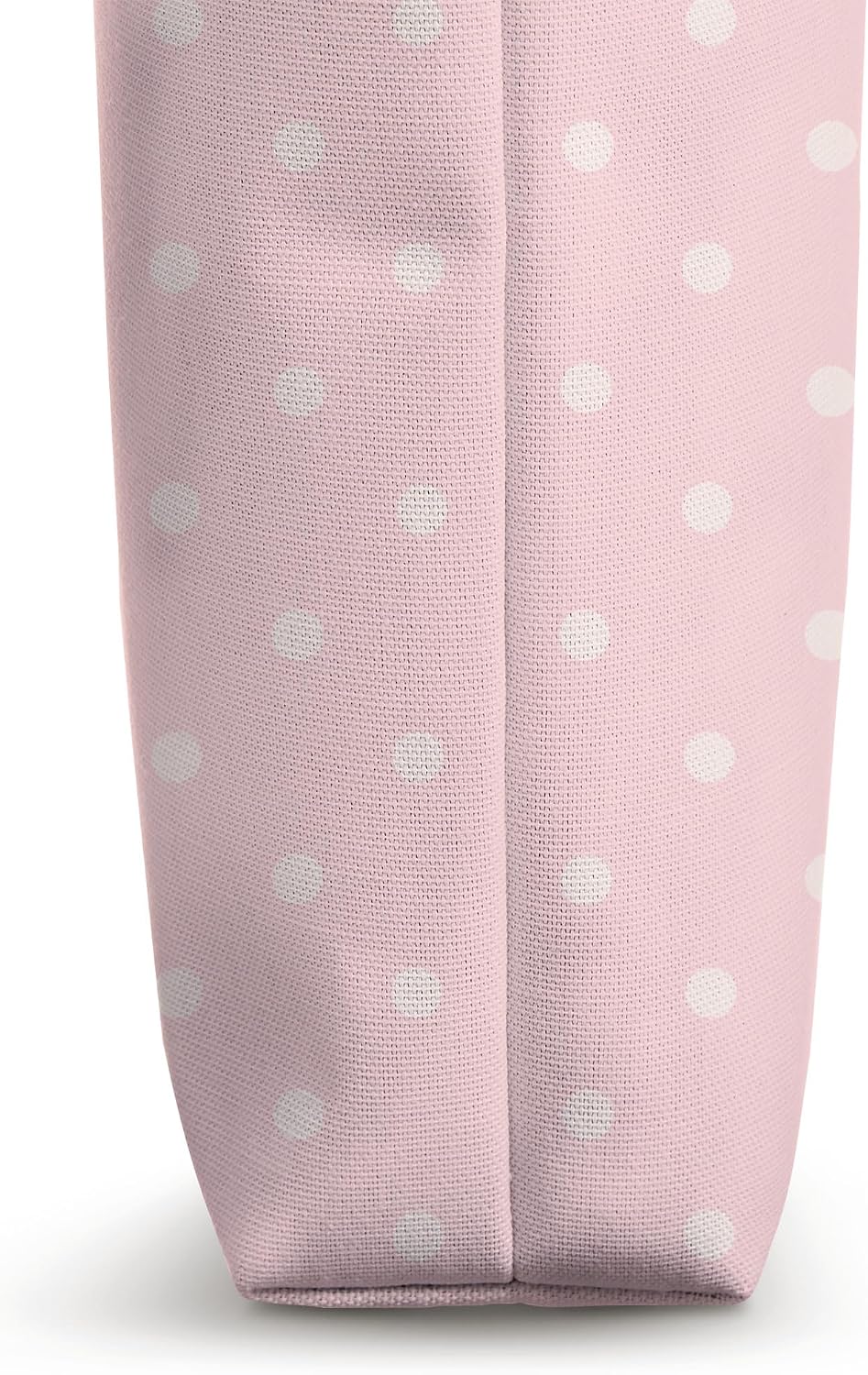 Cute Light Peach Pink Boho Tiny Polka Dot Pattern Minimalist Tote Bag