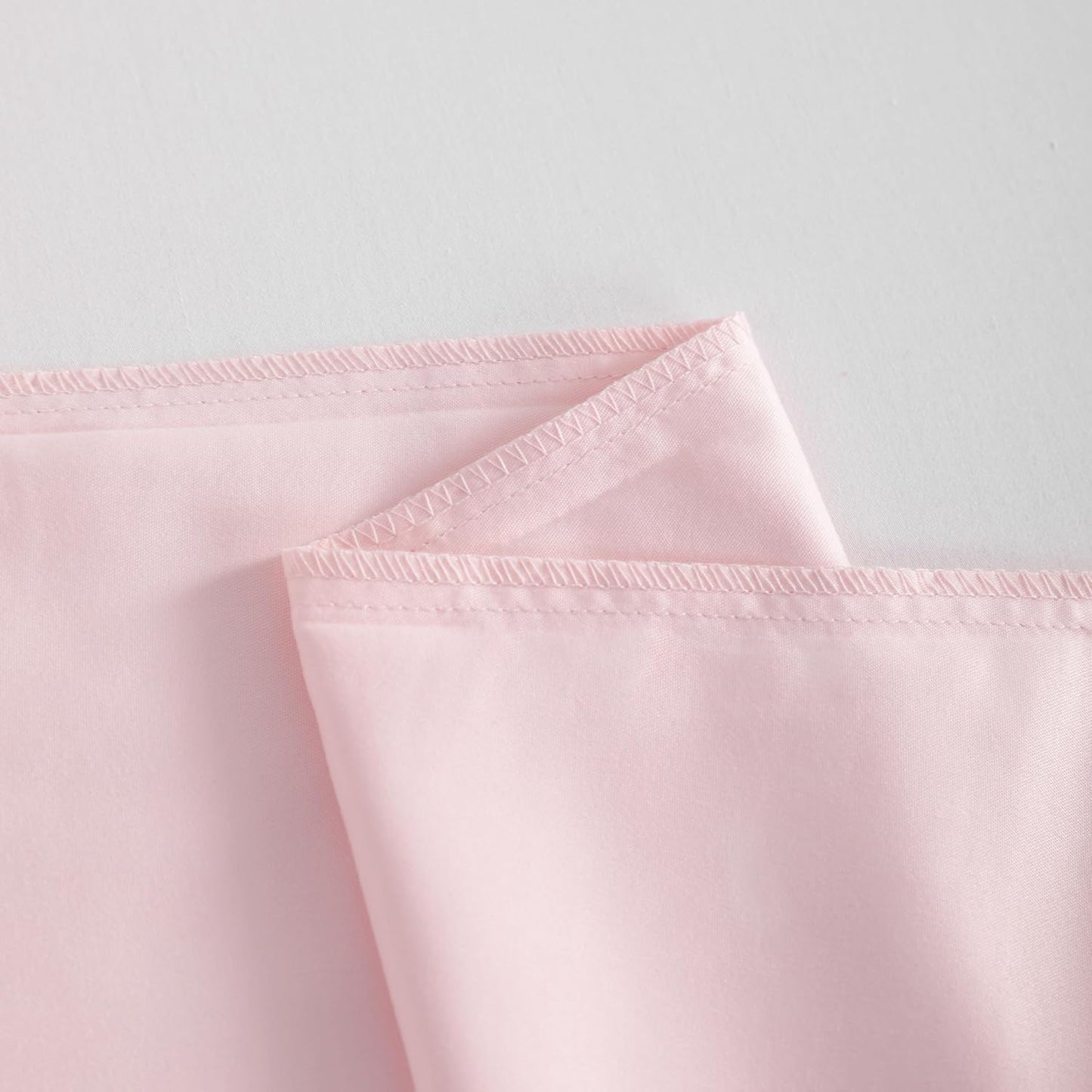 NTBAY Standard Pillowcase Set - 2 Pack Brushed Microfiber 20x26 Pillowcases - Soft, Wrinkle-Free, Fade-Resistant, Stain-Resistant, Blush Pink Pillowcases with Envelope Closure - 20x26 Inches