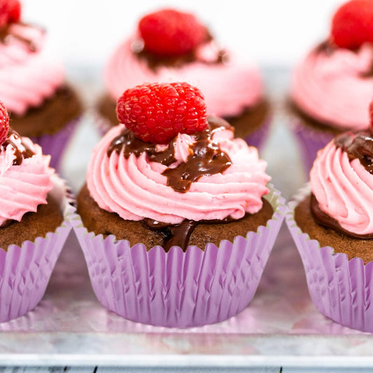 Fox Run Light Pink Foil Muffin and Cupcake Liners, Set of 32 Standard Size Wrappers