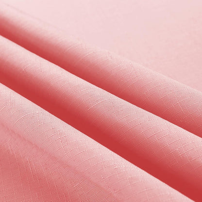 SASTYBALE Pink Faux Linen Tablecloth 52x70 Inch Rectangle | Spill-Proof, Stain Resistant, Wrinkle-Free Fabric for Mother's Day Romantic Dinner, Kitchen & Wedding Party Decorative Cover