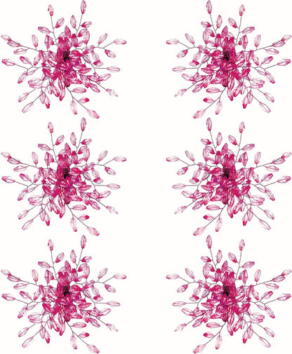 ITOS365 Napkin Rings Set of 12 for Dining Table Decoration Parties Everyday Metal Napkin Holder Leaf Pink (Pack of 12)