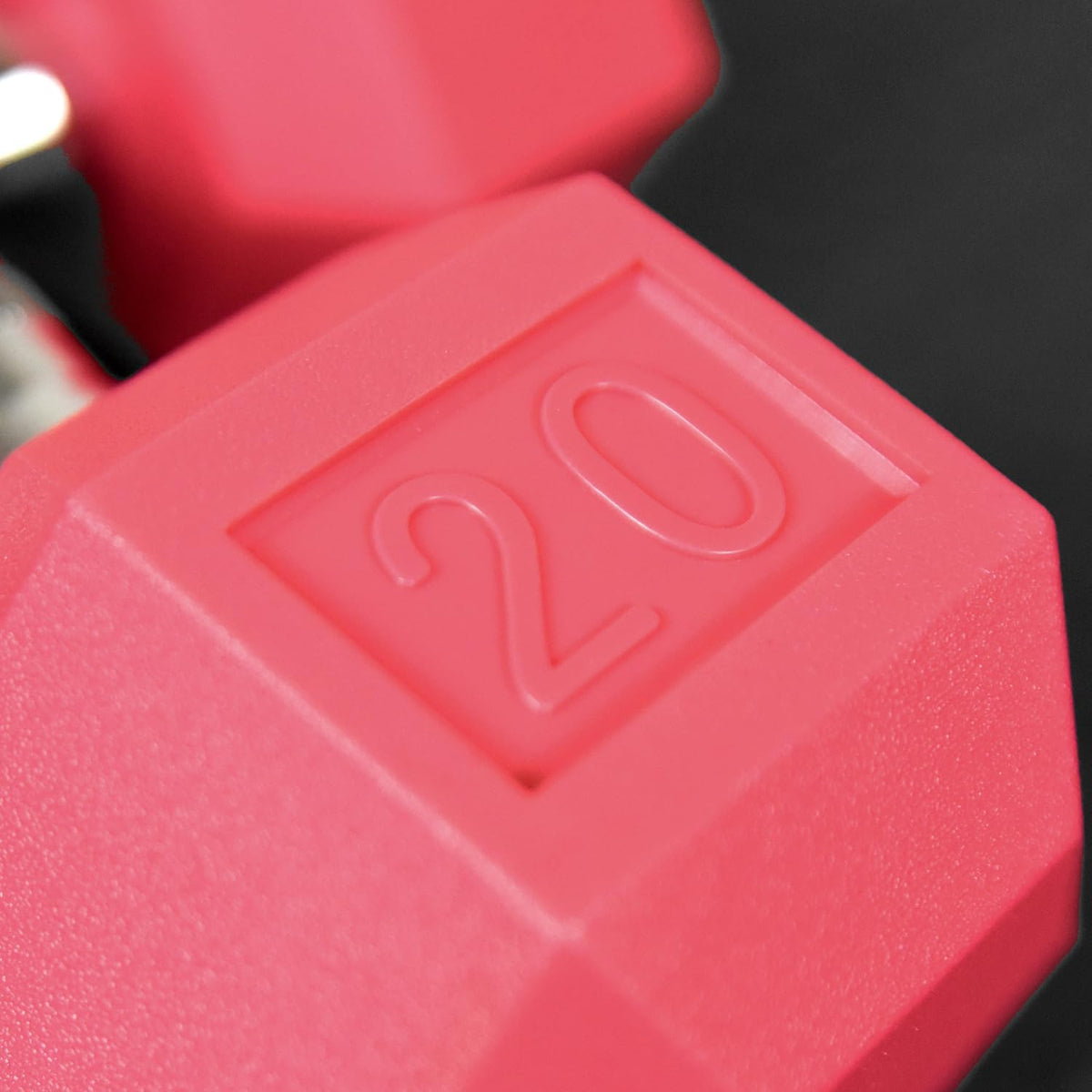 NEXO Pink Rubber Hex Dumbbells Commercial Grade Rubber Hex Dumb Bell Weight