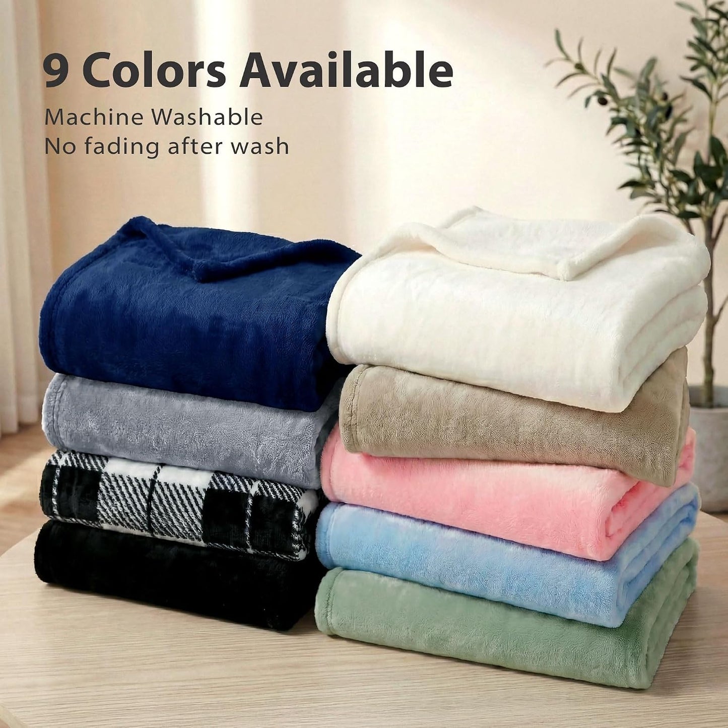 DEZ FURNISHINGS Velvet Plush Blanket, Super Soft, for Couch, Bed, All Season Use, Throw (50" x 60"), Candy Pink