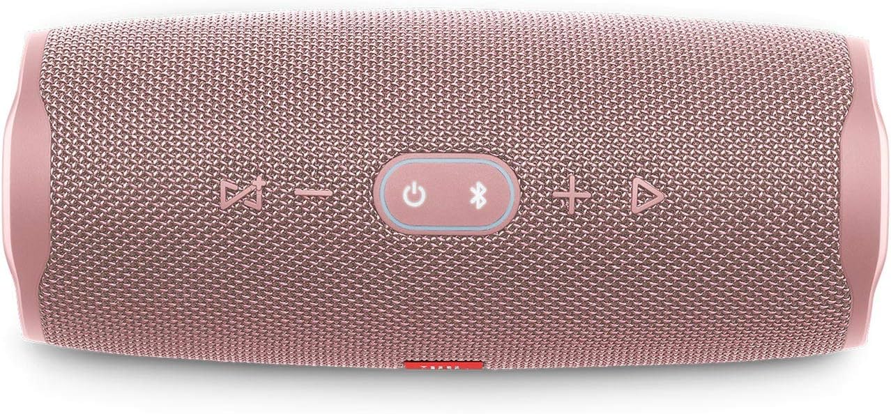 JBL Charge 4 Waterproof Portable Bluetooth Speaker- Pink (Renewed)
