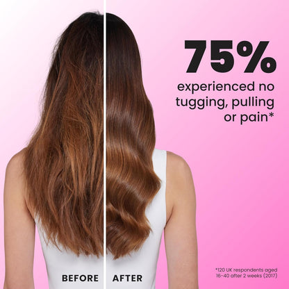 Tangle Teezer Ultimate Detangler Brush for Wet & Dry Hair, Eliminates Knots & Reduces Breakage for Straight to Wavy Hair Types, Runway Pink