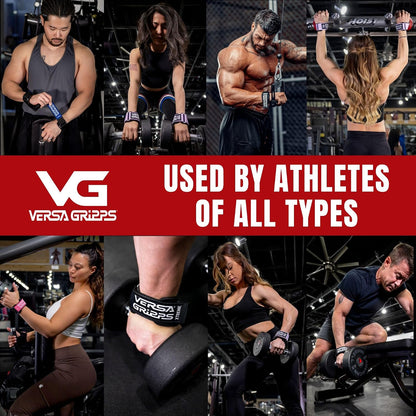 Versa Gripps Classic, Made in USA, Wrist Straps for Weightlifting Alternative, Best Training Accessory