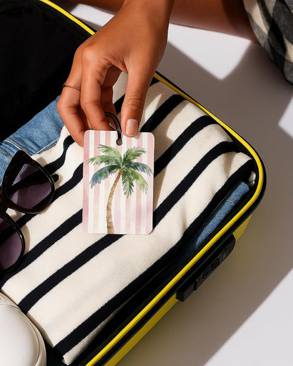 Pink Coastal Beach Car Air Freshener 4 Pcs Coconut Scented, Preppy Palm Tree Sunglasses Car Accessories Mirror Decor for Women, Girly Beachy Hanging Air Freshener for Cars Closet Drawer Books
