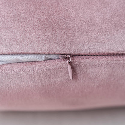 NiNi ALL Decorative Throw Pillow Covers Pack of 2, Velvet Throw Pillow Cases for Couch Pillows Cover Bedroom Living Room Outdoor Pillow Covers 18x18 Inch Dusty Pink
