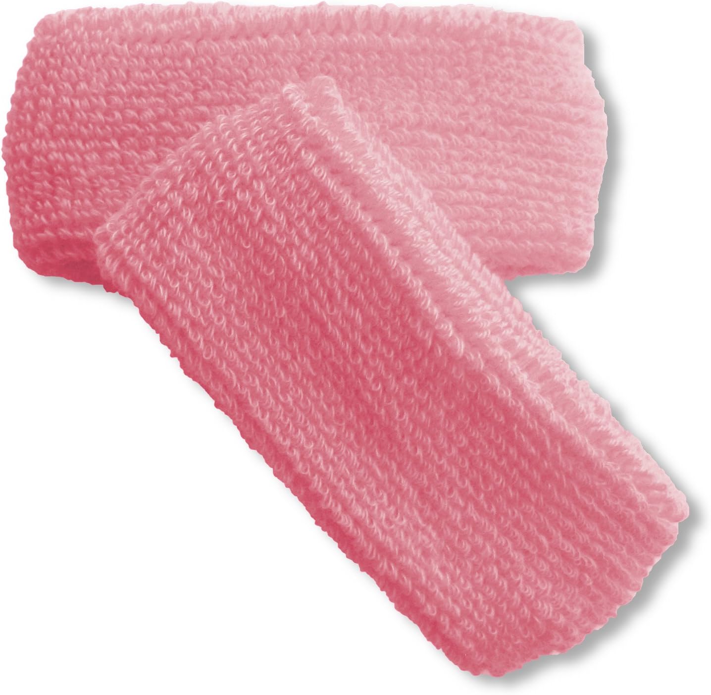 Couver Unisex Adult Teens 1 inch Thin Cotton Terry Wrist sweatbands, 1 Pair