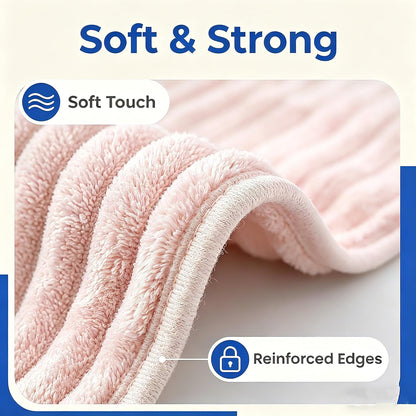 4PCS Pink Microfiber Hand Towels for Bathroom Christmas Decorations Quick Dry Small Towel Set Bathroom Kitchen 14 x29.6inch