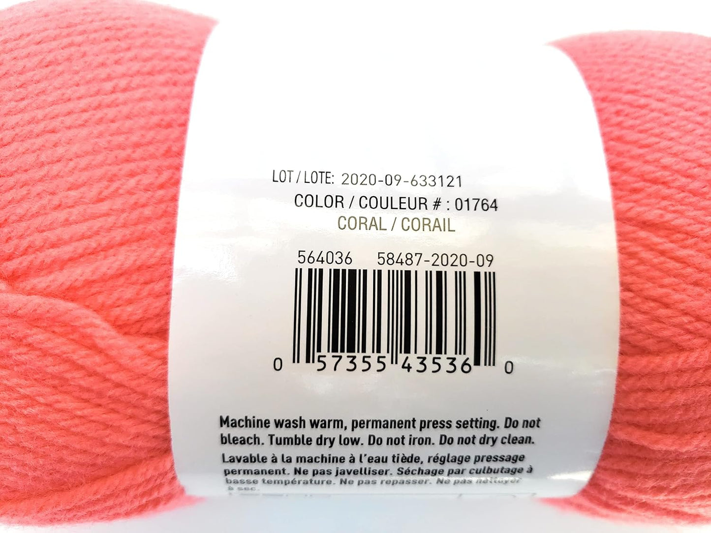Loops & Threads Impeccable Yarn 4.5 oz. One Ball - Coral