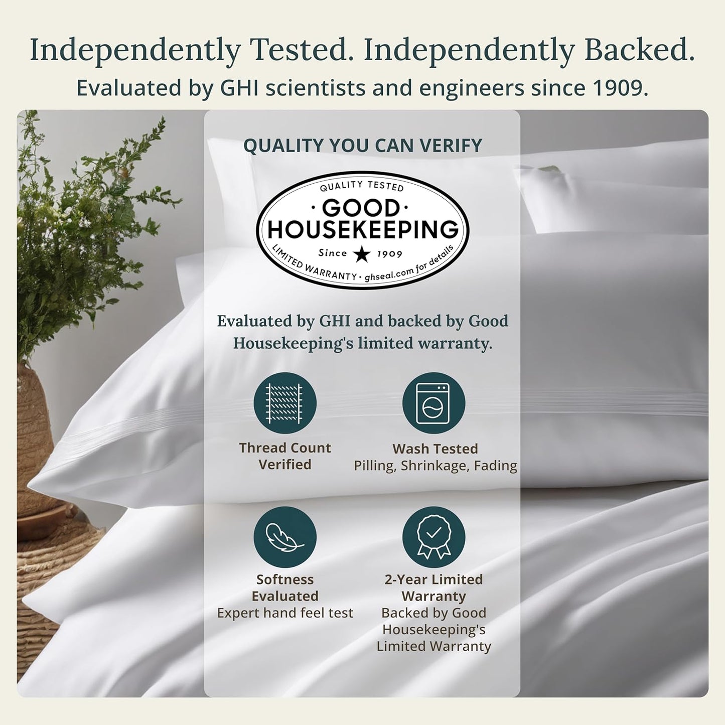 California Design Den Queen Sheet Set - Natural 100% Cotton Bed Sheets Queen Size Bed Set with Deep Pockets, Soft Sateen Weave, Breathable and Durable Bedding (Pink)