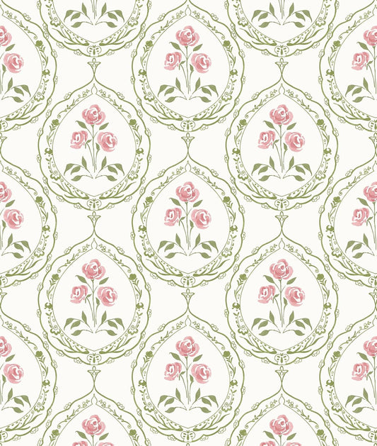 EchoSphere Floral Peel and Stick Wallpaper 16.9 in x118 in Green Pink Self Adhesive Watercolor Floral Wallpaper Boho Botanical Contact Paper DIY Removable Wall Paper for Bedroom Cabinets Drawers Decor