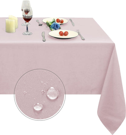 Dusty Pink Rectangle Table Cloth, 60x102 Inch