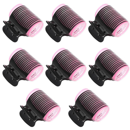 8 Sets Hot Roller Clips Versatile Hair Roller Clamps Curler Claw Replacement Clip Hair Section Styling Tool Set for Women Girls Effortless Curls Waves