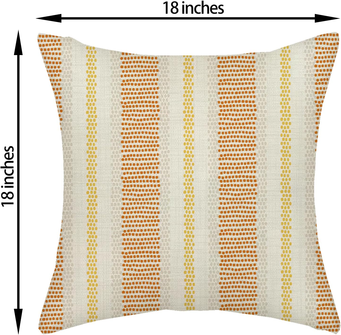 Pink Sage Green Pillow Covers 18x18 Inch 2 Pcs Boho Preppy Polka Dots Striped Decor Throw Pillows Modern Geometric Outdoor Farmhouse Decoration Pillowcase Linen Cushion Cover for Couch Sofa