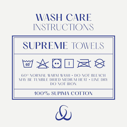 Christy Supreme Hygro 6 Piece Towel Set | Blush Pink | 100% Luxury Supima Cotton | Ultra Soft | Super Absorbent | 650GSM | 2 Bath Towels 2 Hand Towels 2 Face Cloths