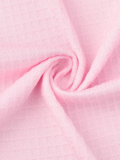 cheibear Womens Bathrobe Waffle Terry Shawl CollarTie Short Sleeve Wrapping Straps with Pocket Spa Shower