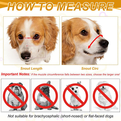 Dog Muzzle, Soft Mesh Muzzle Adjustable Anti Biting Chewing Breathable Drink Mouth Guard Cover (Pink, M), for Small Medium Puppies/Grooming/Walking/Vet Visiting