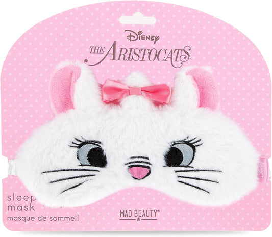 Mad Beauty Disney Aristocats Marie Sleep Mask | Pink Bow and Fur | Great Novelty Gift for Women, Adults, and Kids | Comfortable and Washable | Adorable and Fun Sleep Accessory