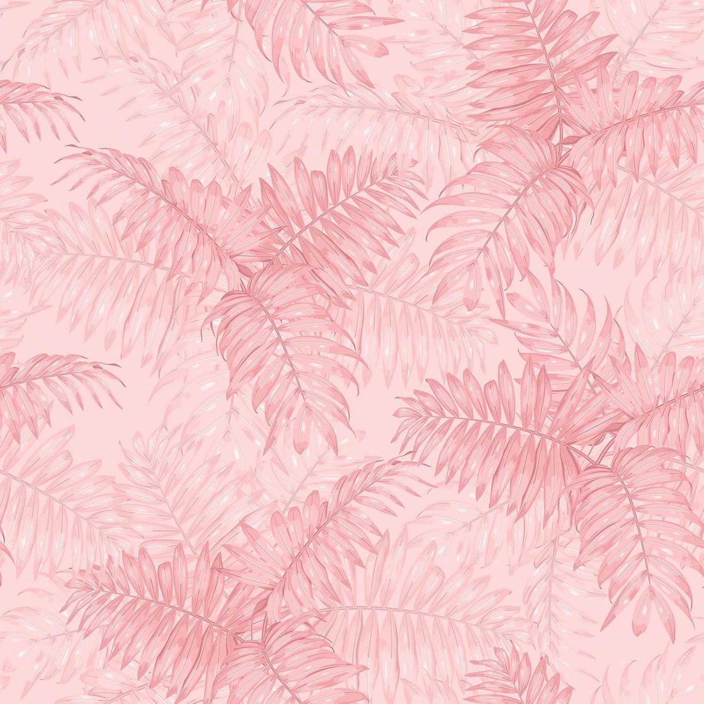 VEELIKE Pink Tropical Wallpaper Peel and Stick Palm Leaves Wallpaper for Bathroom Bedroom 17.7''x118'' Prepasted Removable Botanical Wallpaper Pink Contact Paper for Cabinets Drawers Shelves Walls