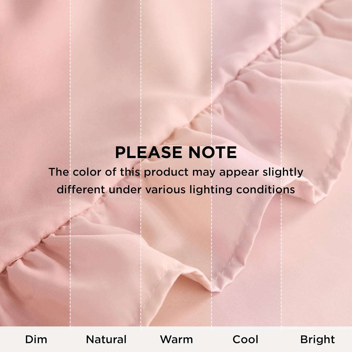 Bedsure Ruffle Pillow Cases, Pillow Shams Queen Size Set of 2, Double Brushed Microfiber, Decorative Ruffled Pillow Covers with Envelope Closure, Wrinkle Fade Resistant, 20" x 30", Blush Pink